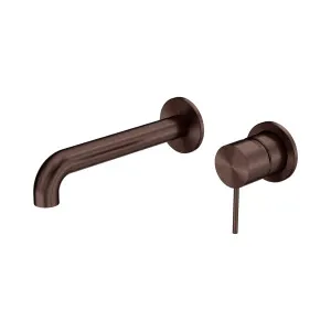 Mecca Wall Basin/Bath Mixer Separate Back Plate 185mm Rome Bronze by NERO, a Bathroom Taps & Mixers for sale on Style Sourcebook