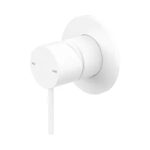 Mecca Shower Mixer 80mm Plate Matte White by NERO, a Shower Heads & Mixers for sale on Style Sourcebook