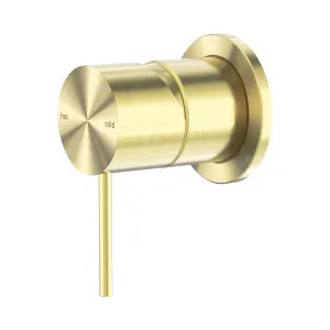 Mecca Shower Mixer 60mm Plate Brushed Gold by NERO, a Shower Heads & Mixers for sale on Style Sourcebook