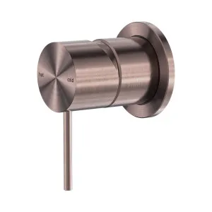 Mecca Shower Mixer 60mm Plate Brushed Bronze by NERO, a Shower Heads & Mixers for sale on Style Sourcebook