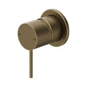 Mecca Shower Mixer 60mm Plate Tumbled Antique Brass by NERO, a Shower Heads & Mixers for sale on Style Sourcebook