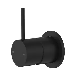 Mecca Shower Mixer 60mm Handle Up Plate Matte Black by NERO, a Shower Heads & Mixers for sale on Style Sourcebook