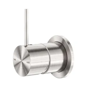 Mecca Shower Mixer 60mm Handle Up Plate Brushed Nickel by NERO, a Shower Heads & Mixers for sale on Style Sourcebook