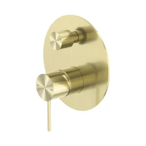 Mecca Shower Mixer With Diverter Brushed Gold by NERO, a Shower Heads & Mixers for sale on Style Sourcebook