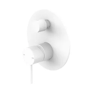 Mecca Shower Mixer With Diverter Matte White by NERO, a Shower Heads & Mixers for sale on Style Sourcebook