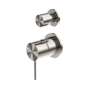Mecca Shower Mixer With Diverter Separate Back Plate Brushed Nickel by NERO, a Shower Heads & Mixers for sale on Style Sourcebook