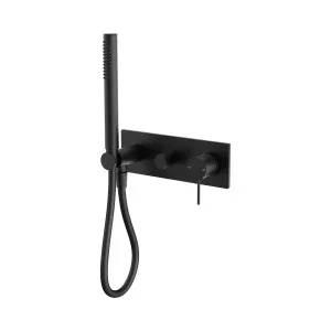 Mecca Shower Mixer Diverter System Matte Black by NERO, a Shower Heads & Mixers for sale on Style Sourcebook