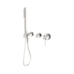 Mecca Shower Mixer Diverter System Separate Back Plate Brushed Nickel by NERO, a Shower Heads & Mixers for sale on Style Sourcebook