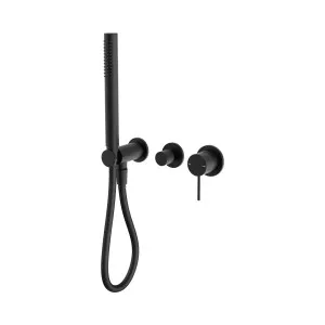 Mecca Shower Mixer Diverter System Separate Back Plate Matte Black by NERO, a Shower Heads & Mixers for sale on Style Sourcebook