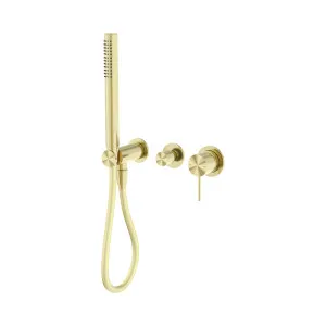 Mecca Shower Mixer Diverter System Separate Back Plate Brushed Gold by NERO, a Shower Heads & Mixers for sale on Style Sourcebook