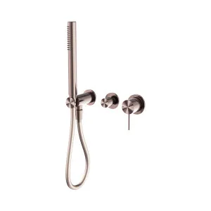 Mecca Shower Mixer Diverter System Separate Back Plate Brushed Bronze by NERO, a Shower Heads & Mixers for sale on Style Sourcebook
