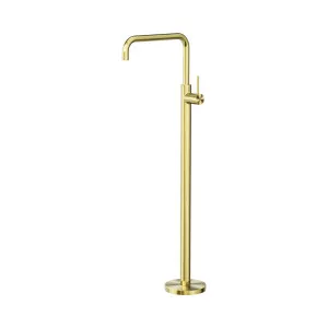 Mecca Freestanding Bath Mixer Square Shape Brushed Gold by NERO, a Bathroom Taps & Mixers for sale on Style Sourcebook
