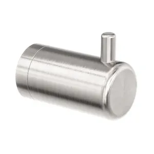 Mecca Care 25mm Wall Hook Brushed Nickel by NERO, a Shelves & Hooks for sale on Style Sourcebook