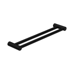 Mecca Care 25mm Double Towel Grab Rail 600mm Matte Black by NERO, a Accessible for sale on Style Sourcebook