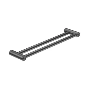 Mecca Care 25mm Double Towel Grab Rail 600mm Gun Metal by NERO, a Accessible for sale on Style Sourcebook