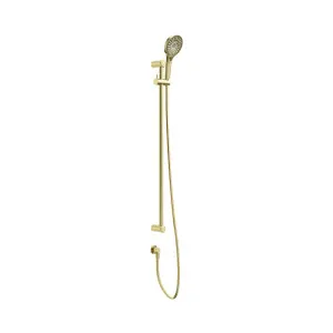 Mecca Care 25mm Grab Rail And Adjustable Shower Rail Set 900mm Brushed Gold by NERO, a Shower Heads & Mixers for sale on Style Sourcebook