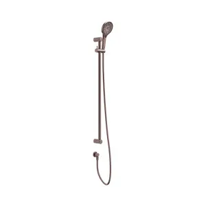 Mecca Care 25mm Grab Rail And Adjustable Shower Rail Set 900mm Brushed Bronze by NERO, a Shower Heads & Mixers for sale on Style Sourcebook