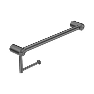 Mecca Care 25mm Toilet Roll Rail 450mm Gun Metal by NERO, a Accessible for sale on Style Sourcebook