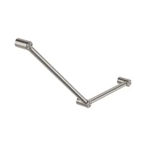 Mecca Care 32mm Ambulant Toilet Grab Rail 45 Degree 750X450mm Brushed Nickel by NERO, a Accessible for sale on Style Sourcebook