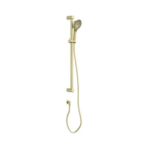 Mecca Care 32mm Grab Rail And Adjustable Shower Rail Set 900mm Brushed Gold by NERO, a Shower Heads & Mixers for sale on Style Sourcebook