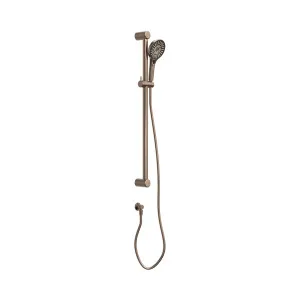 Mecca Care 32mm Grab Rail And Adjustable Shower Rail Set 900mm Brushed Bronze by NERO, a Shower Heads & Mixers for sale on Style Sourcebook