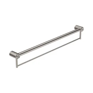 Mecca Care 32mm Grab Rail With Towel Holder 900mm Brushed Nickel by NERO, a Accessible for sale on Style Sourcebook