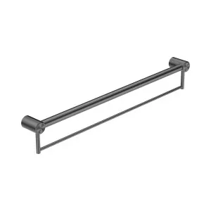 Mecca Care 32mm Grab Rail With Towel Holder 900mm Gun Metal by NERO, a Accessible for sale on Style Sourcebook