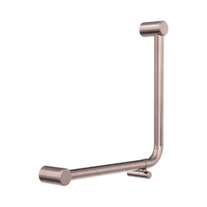 Mecca Care 32mm Ambulant 90 Degree Bent Tube Grab Rail 450X450mm Brushed Bronze by NERO, a Accessible for sale on Style Sourcebook