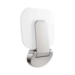 Mecca Care Shower Seat 400X330mm Brushed Nickel by NERO, a Accessible for sale on Style Sourcebook