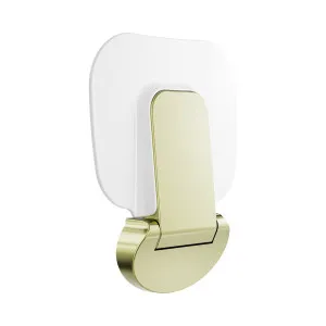 Mecca Care Shower Seat 400X330mm Brushed Gold by NERO, a Accessible for sale on Style Sourcebook