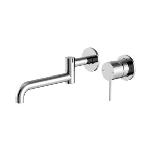 Mecca Wall Basin/Bath Mixer Swivel Spout 225mm Chrome by NERO, a Bathroom Taps & Mixers for sale on Style Sourcebook
