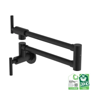 Zen 316L Stainless Steel Pot Filler PVD Black by NERO, a Kitchen Taps & Mixers for sale on Style Sourcebook