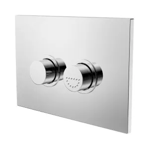 Mecca Care Raised Disabled Care Pneumatic Flush Buttons Plate DDA Accessible Toilet Compliant Chrome by NERO, a Toilets & Bidets for sale on Style Sourcebook