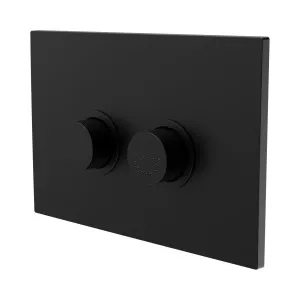 Mecca Care Raised Disabled Care Pneumatic Flush Buttons Plate DDA Accessible Toilet Compliant Matte Black by NERO, a Toilets & Bidets for sale on Style Sourcebook