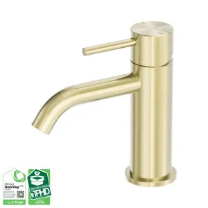 Zen SS316L Basin Mixer Brushed Gold by NERO, a Bathroom Taps & Mixers for sale on Style Sourcebook