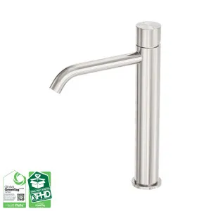 Zen SS316L Tall Basin Mixer Handless Brushed Nickel by NERO, a Bathroom Taps & Mixers for sale on Style Sourcebook