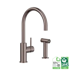 Zen SS316L Kitchen Mixer With Hand Spray Brushed Bronze by NERO, a Kitchen Taps & Mixers for sale on Style Sourcebook