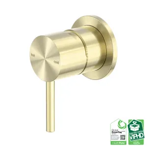 Zen SS316L Shower Mixer Brushed Gold by NERO, a Shower Heads & Mixers for sale on Style Sourcebook