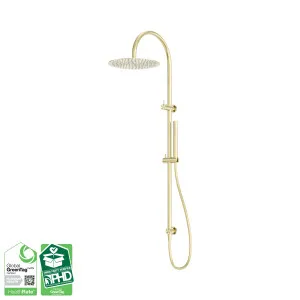Zen SS316L Twin Shower Brushed Gold by NERO, a Shower Heads & Mixers for sale on Style Sourcebook