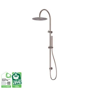 Zen SS316L Twin Shower Brushed Bronze by NERO, a Shower Heads & Mixers for sale on Style Sourcebook