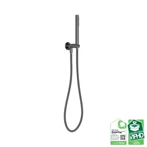 Zen SS316L Shower On Bracket With Outdoor Shower Hose Graphite by NERO, a Shower Heads & Mixers for sale on Style Sourcebook