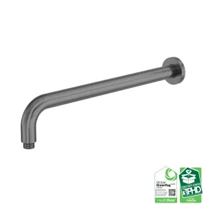 Zen SS316L Round Shower Arm 400mm Length Graphite by NERO, a Shower Heads & Mixers for sale on Style Sourcebook
