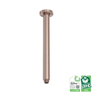 Zen SS316L Round Ceiling Arm 300mm Length Brushed Bronze by NERO, a Shower Heads & Mixers for sale on Style Sourcebook