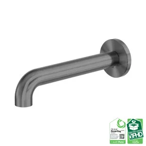 Zen SS316L Round Basin/Bath Spout Only 185mm Graphite by NERO, a Bathroom Taps & Mixers for sale on Style Sourcebook