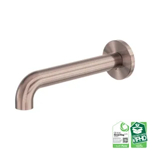 Zen SS316L Round Basin/Bath Spout Only 185mm Brushed Bronze by NERO, a Bathroom Taps & Mixers for sale on Style Sourcebook
