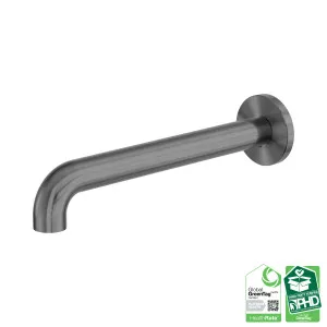 Zen SS316L Round Basin/Bath Spout Only 230mm Graphite by NERO, a Bathroom Taps & Mixers for sale on Style Sourcebook