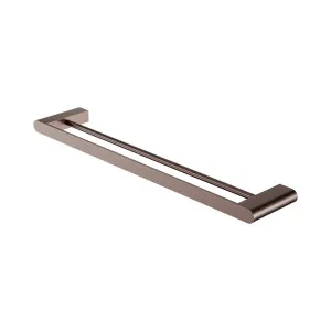 Bianca Double Towel Rail 600mm Brushed Bronze by NERO, a Towel Rails for sale on Style Sourcebook