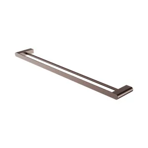 Bianca Double Towel Rail 800mm Brushed Bronze by NERO, a Towel Rails for sale on Style Sourcebook