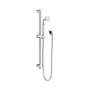 York Shower Rail With White Porcelain Hand Shower Chrome by NERO, a Shower Heads & Mixers for sale on Style Sourcebook