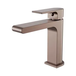 Bianca Basin Mixer Straight Spout Brushed Bronze by NERO, a Bathroom Taps & Mixers for sale on Style Sourcebook